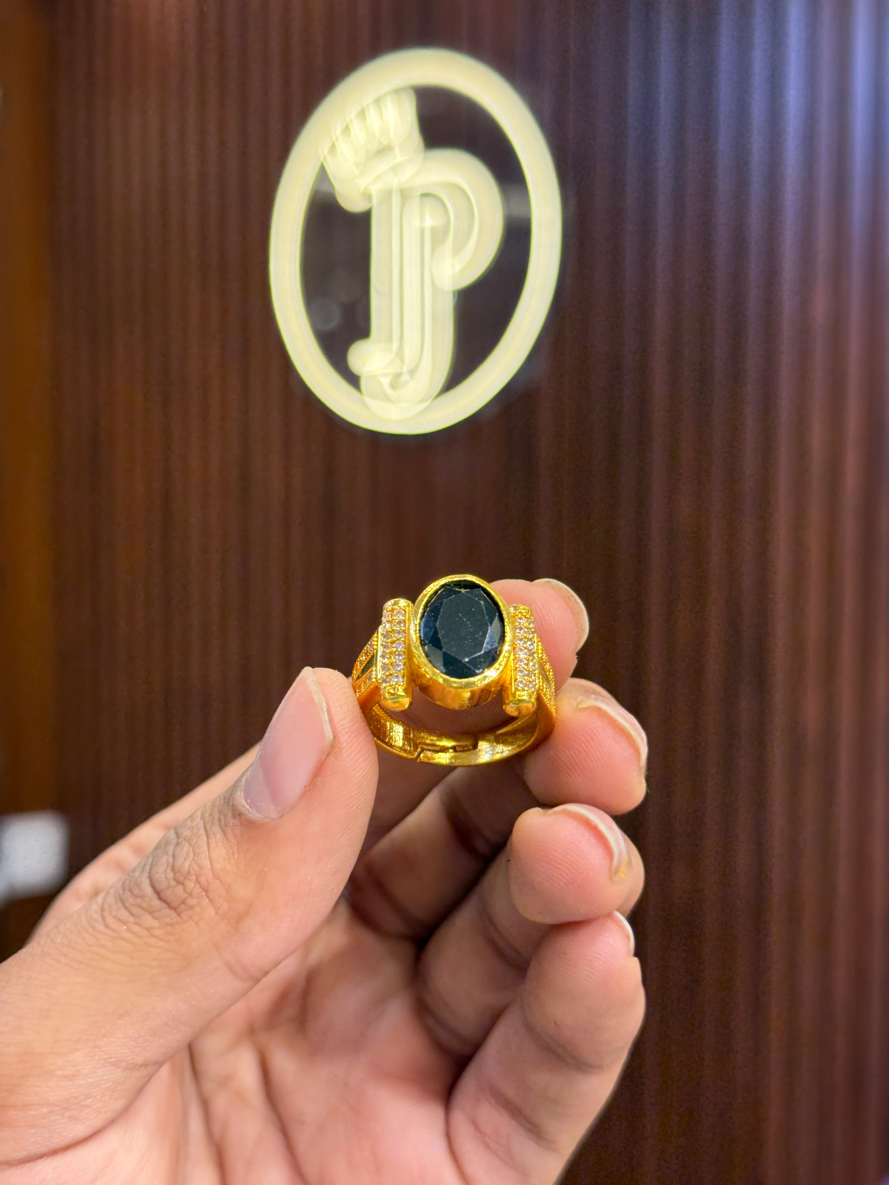 Black stone ring ⭐⭐⭐☆☆ 3.4 (5,060) - Image 3