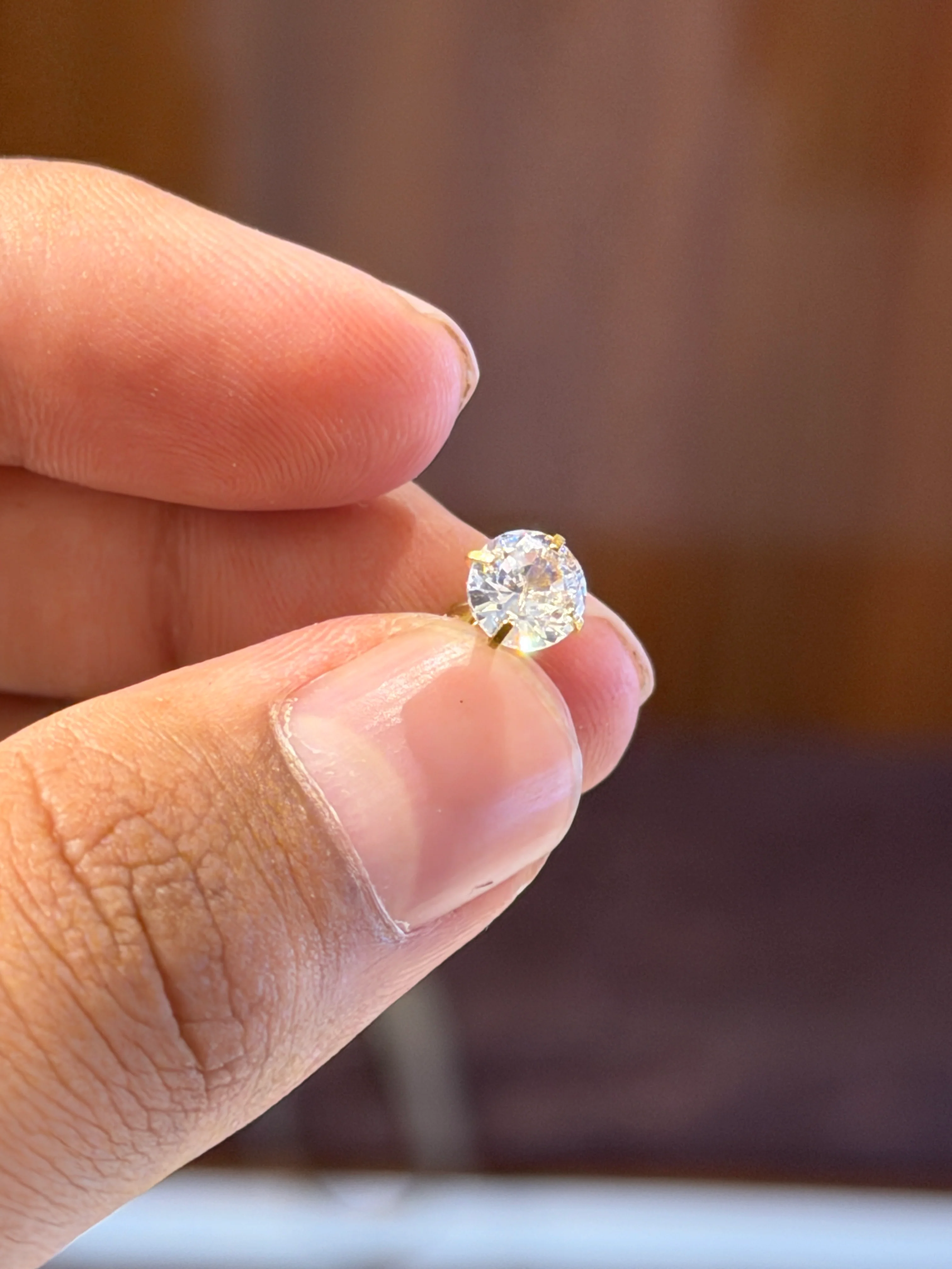 (Single) circle Stud ⭐⭐⭐⭐☆ 4.0 (6,430) - Image 2