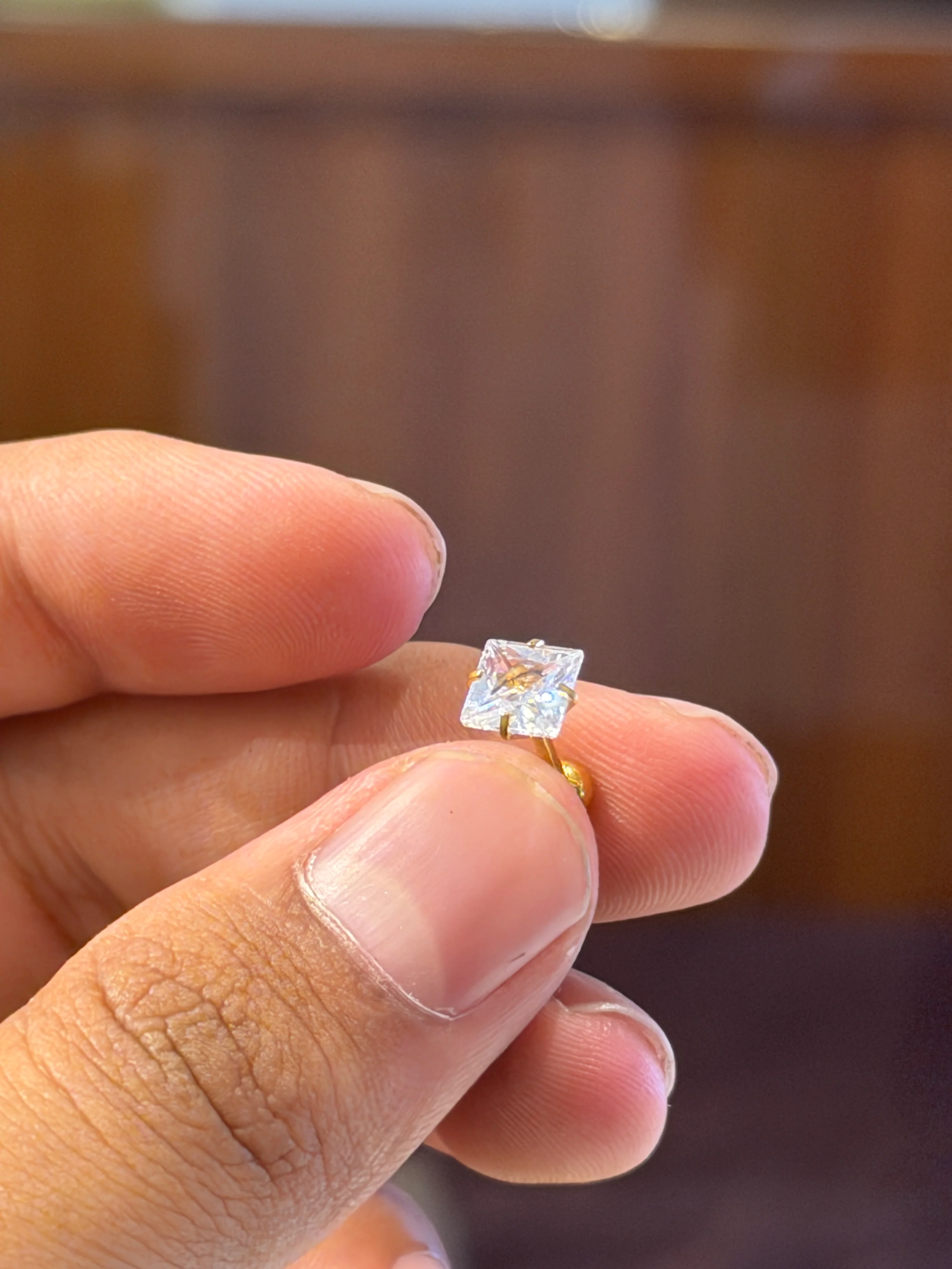 (Single) square Stud ⭐⭐⭐⭐☆ 4.2 (8,490)